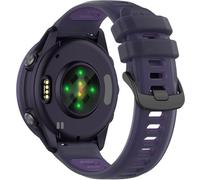 Miimall 20mm Bracelet en TPU Compatible avec Garmin Forerunner 570 42mm, Strap pour Forerunner 245/vivoactive 5/Vivoactive 3/Forerunner 645 Confort, Léger, Design Sportif Changement Rapide, Violet