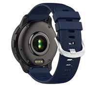 Miimall [3 Pieces Bracelets en Silicon Compatible avec Montre Garmin Vivoactive 6/5, [20mm] Souple Bracelet de Rechange à Dégagement Rapide pour Garmin Forerunner 645/55 pour Femmes et Hommes, B+G+B