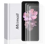 Miimall [3 Pièces] pour Samsung Galaxy Z Flip Film Protection Écran en TPU, [Auto-guérison] Anti-Rayure Transparent Souple HD Ultra-Mince Sans Bulles Protecteur d'Écran du Galaxy Z Flip