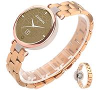 Miimall Bracelet pour Montre Lily Watch Bande Fine en Acier Inoxydable Légère Réglable pour Femmes Hommes,Strap de Rechange pour Lily Watch -Or Rose
