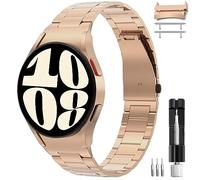 Miimall Bracelet pour Samsung Galaxy Watch 5 Pro 45mm,Galaxy Watch 5/4/Active 2 40mm 44mm,Galaxy Watch 4 Classic 42mm 46mm -Or rose