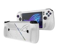 Miimall Compatible avec ASUS ROG Ally X, coque de protection fine, antidérapante, anti-choc, ultra fine, en TPU souple, résistante aux rayures, pour console de jeu ROG Ally X 2024, blanc
