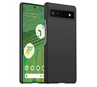 Miimall Compatible avec Coque Pixel 7A, Matte Coque en PC Rigide Ultra-Mince Anti-Choc Étui de Protection à Moitié Enveloppé pour Google Pixel 7A -Noir Givré
