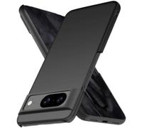 Miimall Compatible avec Coque Pixel 8, Matte Coque en PC Rigide Ultra-Mince Anti-Choc Étui de Protection à Moitié Enveloppé pour Google Pixel 8 -Noir Givré