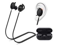 Miimall Compatible avec les écouteurs de sport Bose - Sangle anti-perte en silicone souple - Noir
