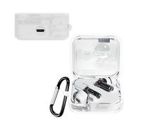 Miimall Compatible avec Nothing Ear 2, [Port de charge] [Porte-clés anti-perte] Coque de protection en silicone pour Rien Ear 2 (transparent)