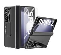 Miimall Coque Compatible avec Samsung Galaxy Z Fold 5 Étui de Protection à Charnière avec Protection d'écran Avant, Coque de Protection Ultra-Mince avec Béquille pour Galaxy Z Fold 5 (Noir)