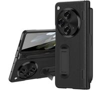 Miimall Coque pour Coque Oneplus Open avec Stylet + Support + Porte-Stylo + Protection d'écran Avant HD + Protection de Charnière, Protection Complète à 360° Anti-Choc pour Oneplus Open (Noir)