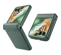 Miimall Coque pour Motorola Razr 2025, [Protection d'Écran Externe][Cache-Charnière] Antichoc Résistant aux Rayures Anti-Empreintes Digitales Slim Rigide Coque Militaire Motorola Razr 60, Vert