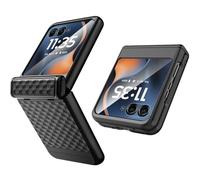 Miimall Coque pour Motorola Razr 60 (2025), [Film Protecteur][Protection de Charnière] Militaire Robuste Rigide Antichoc Renforcée Anti-Rayures Anti-Poussière Élégant Léger Slim Case Razr 60, Noir