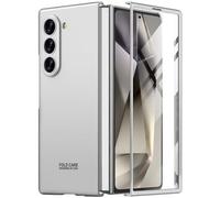 Miimall Coque pour Samsung Galaxy Z Fold 6, Coque Ultra-Mince Résistante aux Chocs, aux Rayures et aux Empreintes Digitales, Etui Housse pour Samsung Galaxy Z Fold 6 (Argent)