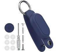 Miimall Étui Compatible avec Samsung SmartTag 2 Coque en Silicon, Organisateur de Clés Léger, Lavable et Résistant aux Rayures pour Galaxy SmartTag2 de Voiture, Sac de Golf et Valise, Bleu
