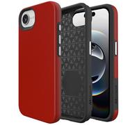 Miimall Magnétique Case pour iPhone 16E 2025, Compatible avec Mag-Safe, Militaire Tough Double Protection Cover, Rigide Antichoc Résistant aux Rayures Fine Léger Coque Intégrale iPhone 16E, Rouge