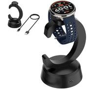 Miimall Station de Charge pour Amazfit Active2, Bip6, Active Square 2s Support de Charge Rechange Rapide pour Amazfit Bip6 avec câble Connecteur Magnétique Chargeur Socle de Chargement, Noir