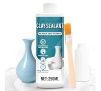 Miioto 250ml Scellant Céramique, Impermeabilisant Pour Argile | Vernis Argile Autodurcissante,Scellant Ar gile Imperméable sans Solvants Utilisé Pour Sceller l'argile,Céramique et Plâtre