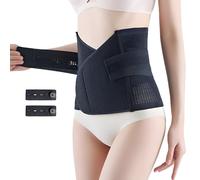 Miioto Ceinture Post Partum, Gaine Post Partum avec Sangle D'extension, Réglable Gaine Post Accouchement, Adapté à la Récupération Post-Partum, Taille Allongée, Noir