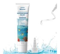 Miioto Colle Aquarium, Aquarium Sous L'eau Colle Forte, Mastic Piscine Silicone Aquarium, Colle Sou Marine Aquarium, Waterproof Sealant pour Bassin, Aquarium et Piscine, 120ml