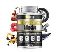 Miioto Colle Contact, Colle Neoprene Extra Forte, colle pour Chaussure PVC, colles Forte Tout Support pour Cuir, Caoutchouc, Plastique, PVC, Adhère Immédiatement, Transparente, 170g