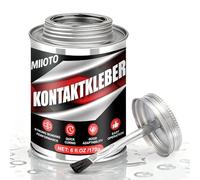 Miioto Colle Contact Neoprene, Colle Semelle Chaussure, Colle Rustine, Colle Pvc Piscine, Scellé et étanche, Convient pour Le Pvc, Bâches, Cuir, Caoutchouc, Feutre, 170g