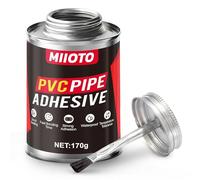 Miioto Colle PVC Plomberie,Colle Neoprene Extra Forte,Colle Neoprene Gel,Colle Contact,Convient Bateaux Gonflables,Chaussures et Bâches d'étang,Bonne Imperméabilité et Temps de Collage Rapide, 170g