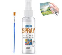 Miioto Fixatif Dessin, Fixatif Pastel Sec, Fixateur Crayon Papier 100ml | Général Fixant en sprays Vaporisateur, Fixatif pour Dessin Crayon, Pastel Sec, Pastel Gras, Charbon, Incolore, Séchage Rapide