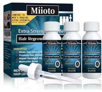 Miioto Pousse Cheveux Très Rapide, 180 ML Serum Cheveux, Anti-Chute de Cheveux pour Hommes, Favorise une Croissance Plus Epaisse des Cheveux
