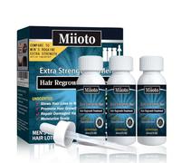 Miioto Serum Cheveux, Pousse Cheveux Très Rapide, Anti-chute de Cheveux pour Hommes, Favorise une Croissance Plus Epaisse des Cheveux,3 * 60 ML (A)