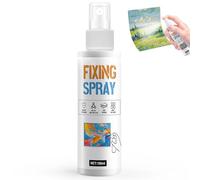 Miioto Spray Fixateur Fixatif, Gouache Vernis Spray, Général Fixant en spray Vaporisateur, Fixatif pour Dessin Crayon, Pastel Sec, Pastel Gras, Charbon, Incolore, Séchage Rapide -100 ML