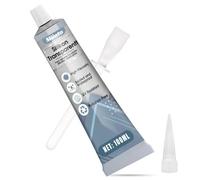 Miioto Tube de silicone liquide, colle en silicone transparente, forte résistance à l'eau, convient pour plastique, verre, industrie et autres super colles, 100 ml