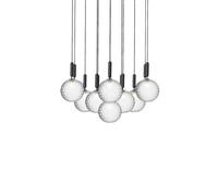 Miira 13 Lustre Grand Gris et Optique Transparent