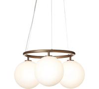 Miira 3 Suspension Circulaire Bronze Foncé/Opale
