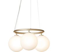 Miira 3 Suspension Circulaire Laiton/ Opale