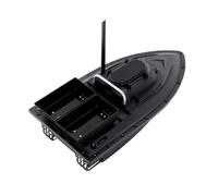 MIIWWOWO Bateau d'alimentation 500 m Bateau appât de pêche avec télécommande Bateau d'alimentation RC avec deux lumières LED, appât de pêche pour grands réservoirs, lacs, 5200 mAh