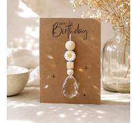 møij Carte d'anniversaire Happy Birthday avec attrape-soleil fait à la main