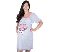 Mija - 2 en 1 Maternité/Allaitement/Coton Robe de Nuit 2056 U (EU 44, Rose)