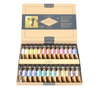 Mijello Mission Gold Class Pure Pigment Aquarelle MWC-1524P, 15 ml x 24 couleurs (7 ml x 2 pièces)