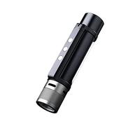 MIJIA NexTool Outdoor 6 en 1 lampe de poche zoomable, portable, mode normal et alarme double source lumineuse poignée rotative à 360 degrés (noir)