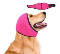 MIJINLAI Soin des oreilles pour chien pour soulager le bruit et l'anxiété, capuche apaisante, protection contre les feux d'artifice et séchage forcé