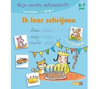 Mijn eerste oefenschrift met stickers - Ik leer schrijven (6-7 j.)