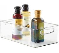 Mijolnir, HMY-6377, Organiseur de salle de bain, 100 % PLASTIQUE, Transparent, 25 x 14,5 x 7 cm