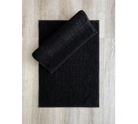Mijolnir, Kare- CTN1303, Noir, Tapis de bain, 230 gr/m², 100% COTON