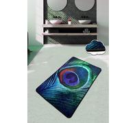 Mijolnir, Peacock- CHL4474, Coloured, Tapis de bain, 700 gr/m², 100% velours