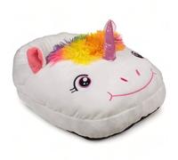 MIJOMA Chauffe-pieds en peluche douillet, 100% polyester, designs polyvalents, parfait pour la détente et la thérapie par la chaleur, taille unique, 35 x 28 cm, les deux pieds conviennent (licorne)