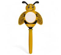 MIJOMA Loupe d'exploration pour enfants - Pour petits chercheurs - Loupe légère naturelle et insecte - 16 x 6 x 1 cm - Diamètre : 3,5 cm - Idéale comme cadeau (abeille jaune)