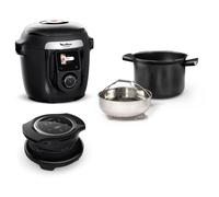 Cookeo MOULINEX YY5449FB noir connecté 6 L, 9 modes de cuisson + extra crisp