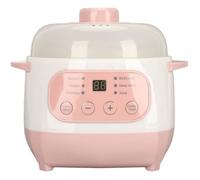 Mijoteuse 200W, 1L, céramique, température et durée réglables, mini marmite électrique pour soupe