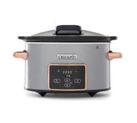 Mijoteuse - Crock-Pot - 3,5 L - Argent et Cuivre - Programmable - Température variable