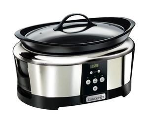 Mijoteuse électrique programmable CROCK-POT SCCPBPP605050 - 5,7L - Minuterie numérique - Inox