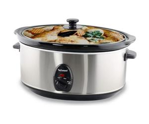 Mijoteuse - Electrolux - 6,5L - Acier inoxydable - Thermostat 4 positions - Couvercle en verre