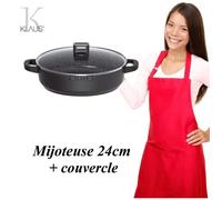 Mijoteuse - Klaus - 24cm - Antiadhésif - Pierre granité céramique triple épaisseur